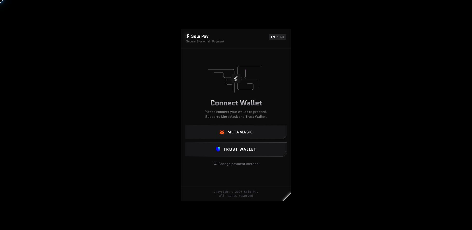 Select wallet